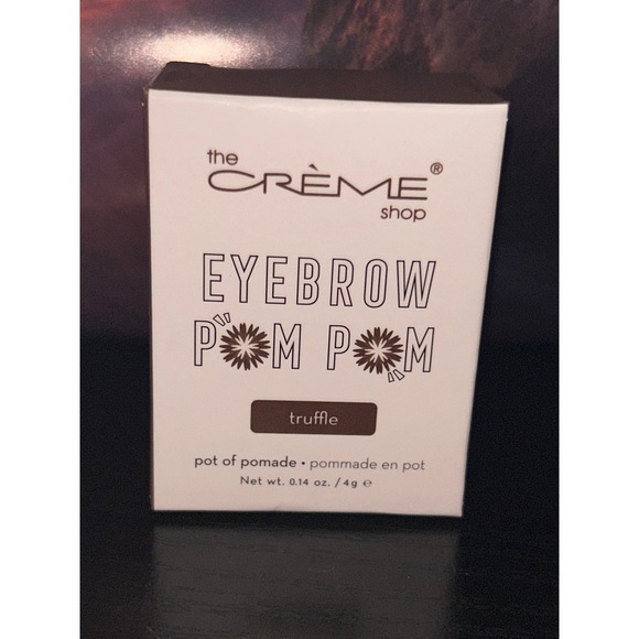The Crème Shop Eyebrow Pom Pom Truffle Pot of Pomade New Makeup - Picture 1 of 2